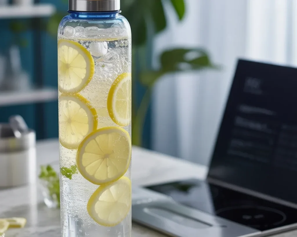 Glass of ice water representing the ice water hack for weight loss