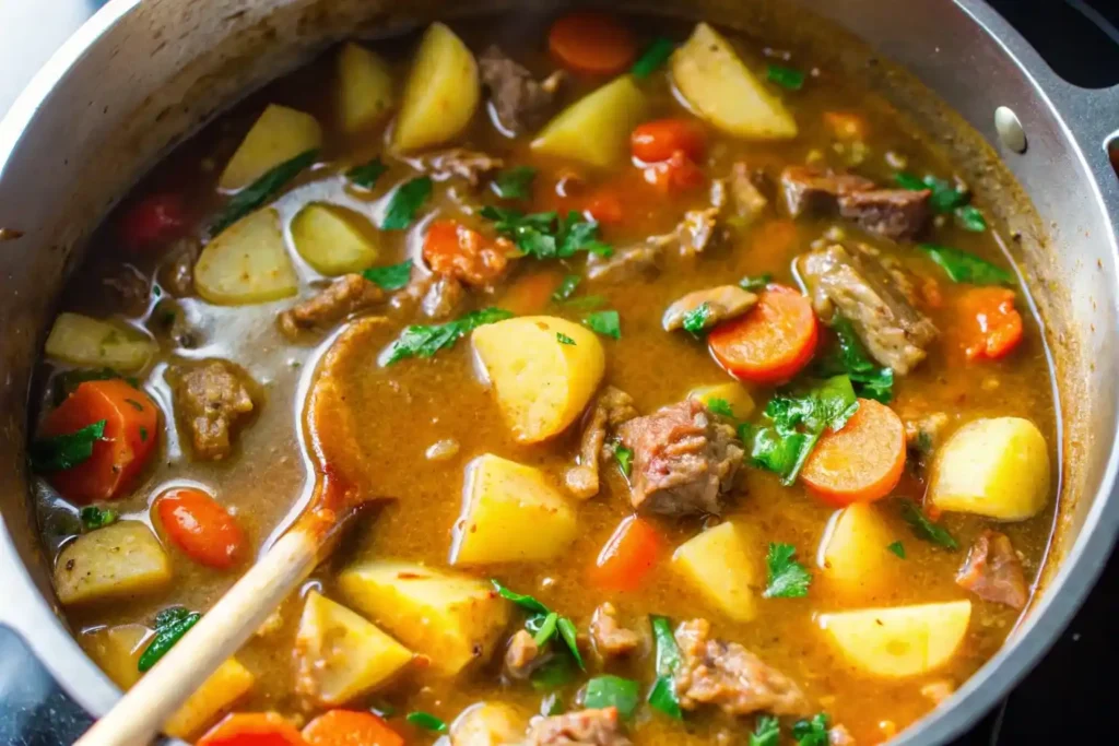 hearty beef and vegetable stew
