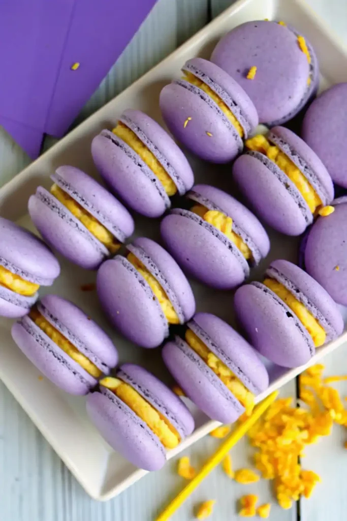 Lavender and Honey Macarons