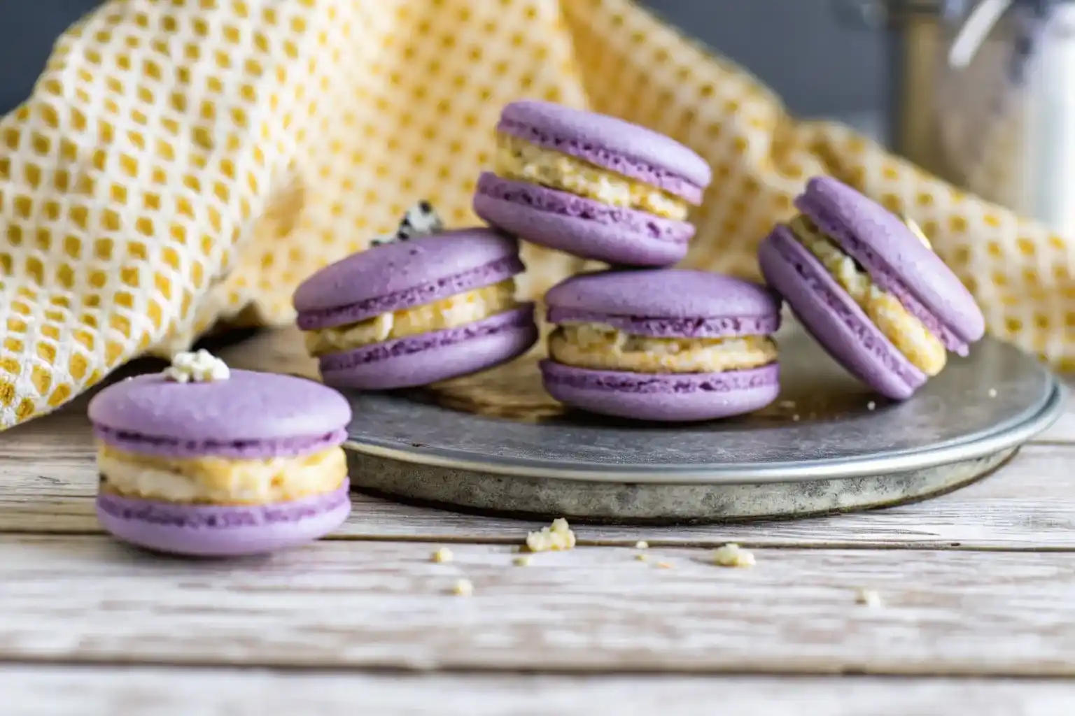 Lavender and Honey Macarons