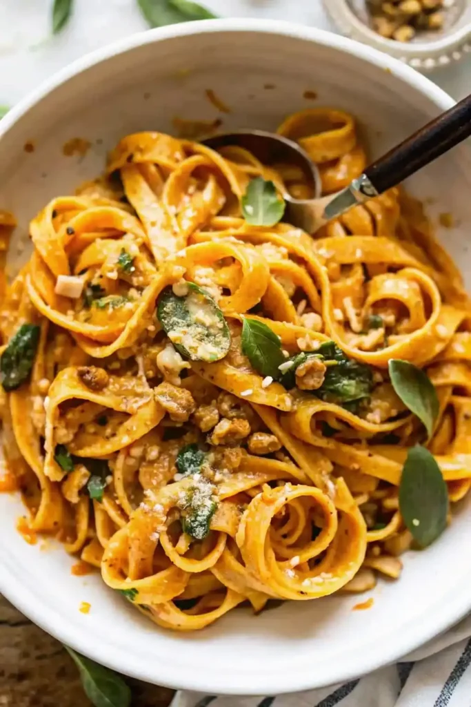 Pumpkin Sage Pasta