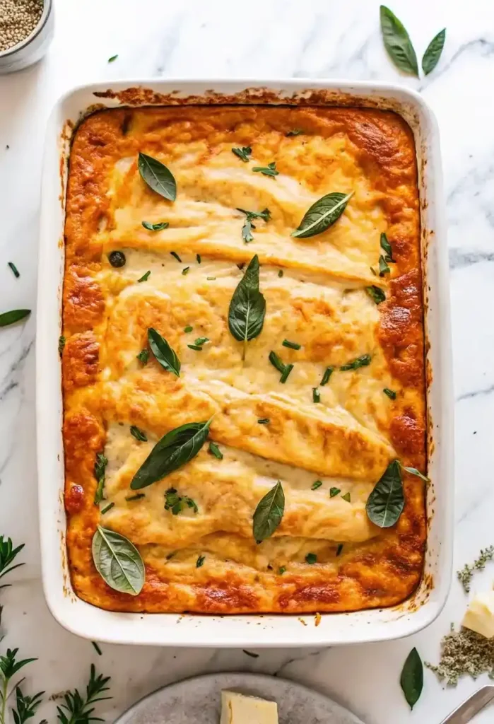 Vegetarian Pumpkin Spinach Lasagna Recipe