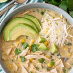 // Fill form function fillRecipeForm() { // Basic fields document.querySelector('input[name="title"]').value = "White Chicken Chili"; document.querySelector('input[name="author_name"]').value = "Alexandra Roa"; // Rich text editors const editorContent = { description: "This creamy, comforting white chicken chili is loaded with tender chicken, white beans, green chilies, and warm spices in a rich broth. It’s the perfect easy meal for busy nights or feeding a hungry crowd.", ingredients: "1 small yellow onion, diced1 tablespoon olive oil2 cloves garlic, minced2 (14.5 oz) cans low-sodium chicken broth1 (7 oz) can diced green chiliesSalt and freshly ground black pepper, to taste1½ teaspoons ground cumin½ teaspoon paprika½ teaspoon dried oregano½ teaspoon ground coriander¼ teaspoon cayenne pepper1 (8 oz) package Neufchatel cheese, cubed1¼ cups frozen or fresh corn2 (15 oz) cans cannellini beans, drained and rinsed2½ cups shredded cooked rotisserie chicken1 tablespoon fresh lime juice2 tablespoons chopped fresh cilantroOptional toppings: Monterey Jack cheese, avocado, tortilla chips", instructions: "In a large pot over medium-high heat, heat olive oil. Add diced onion and sauté for 4 minutes until softened. Add garlic and cook 30 seconds longer.Stir in chicken broth, green chilies, cumin, paprika, oregano, coriander, cayenne, salt, and pepper. Bring to a boil, then reduce heat and simmer for 15 minutes.Meanwhile, puree 1 cup of the cannellini beans with ¼ cup of the hot broth in a food processor until nearly smooth.Add cubed Neufchatel cheese, corn, remaining whole beans, and pureed bean mixture to the pot. Stir and simmer 5–10 minutes until cheese melts and chili thickens.Stir in shredded chicken, lime juice, and cilantro. Cook 5 more minutes until chicken is warmed through. Taste and adjust seasonings.Serve hot with desired toppings such as Monterey Jack, avocado, or tortilla chips.", notes: "Pureeing part of the beans creates an ultra-creamy base without extra fat. Don’t skip the lime juice – it brightens the whole dish beautifully. Leftovers taste even better the next day!" }; Object.entries(editorContent).forEach(([field, content]) => { if (window.tinyMCE && window.tinyMCE.get(`tasty-recipes-recipe-${field}`)) { window.tinyMCE.get(`tasty-recipes-recipe-${field}`).setContent(content); } }); // Time and details const details = { 'prep_time': '10 minutes', 'cook_time': '20 minutes', 'total_time': '30 minutes', 'yield': '6 servings', 'category': 'Soup', 'method': 'Stovetop', 'cuisine': 'American', 'keywords': 'white chicken chili, creamy chicken chili, comfort food, easy dinner, rotisserie chicken recipe' }; Object.entries(details).forEach(([field, value]) => { document.querySelector(`input[name="${field}"]`).value = value; }); // Diet document.querySelector('select[name="diet"]').value = 'No Specific Diet'; // Equipment const equipment = ['Large pot', 'Ladle', 'Blender or food processor']; const equipmentSelect = document.querySelector('select[name="tasty-links-equipment"]'); if (equipmentSelect) { equipment.forEach(item => { const option = Array.from(equipmentSelect.options).find(opt => opt.text === item); if (option) option.selected = true; }); const event = new Event('change'); equipmentSelect.dispatchEvent(event); } // Nutrition const nutrition = { 'serving_size': '1 bowl', 'calories': '410', 'sugar': '3g', 'sodium': '780mg', 'fat': '18g', 'saturated_fat': '9g', 'unsaturated_fat': '7g', 'trans_fat': '0g', 'carbohydrates': '28g', 'fiber': '6g', 'protein': '32g', 'cholesterol': '75mg' }; Object.entries(nutrition).forEach(([field, value]) => { const input = document.querySelector(`input[name="${field}"]`); if (input) input.value = value; }); } // Execute fillRecipeForm();