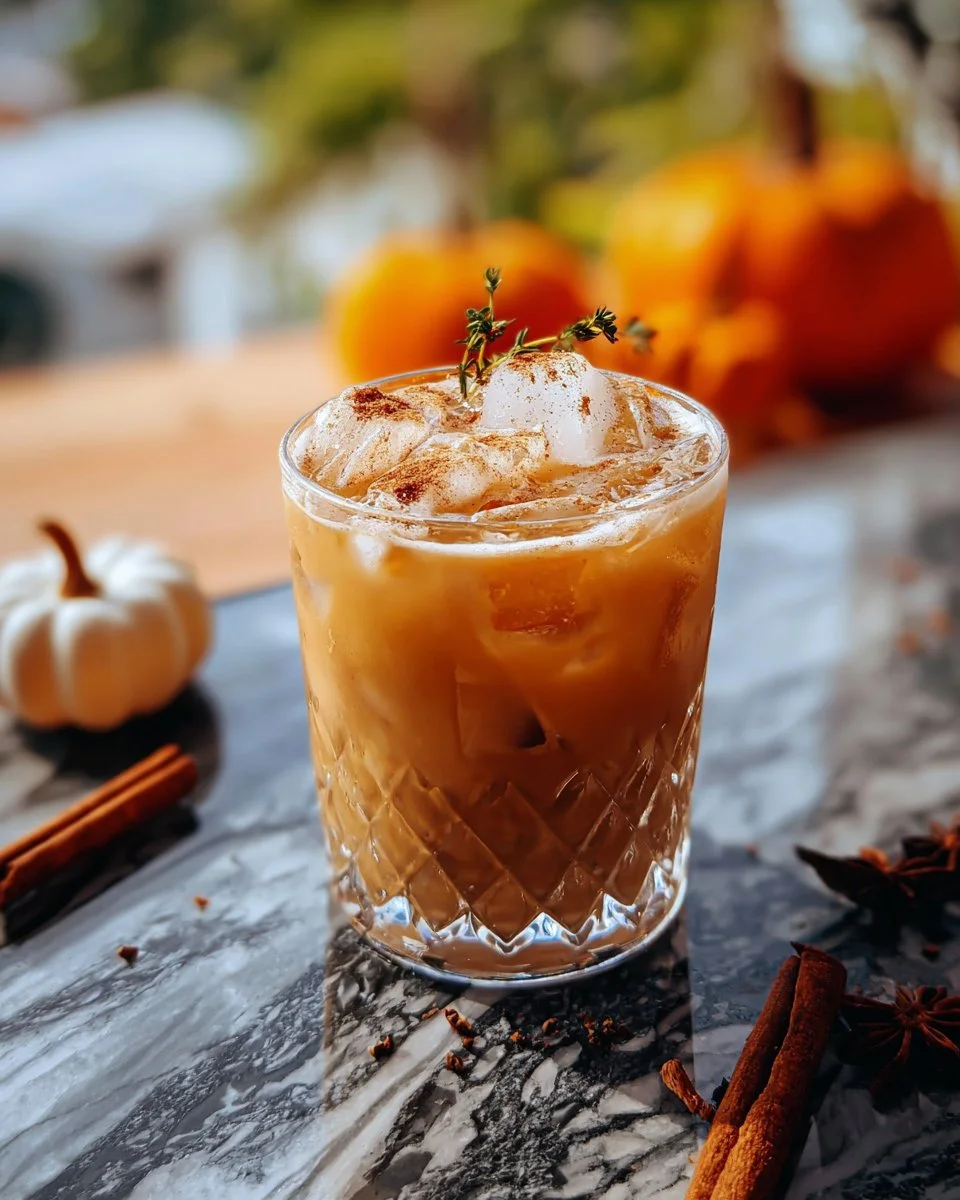 Chai Mocktail garnished with spices and served in a glass