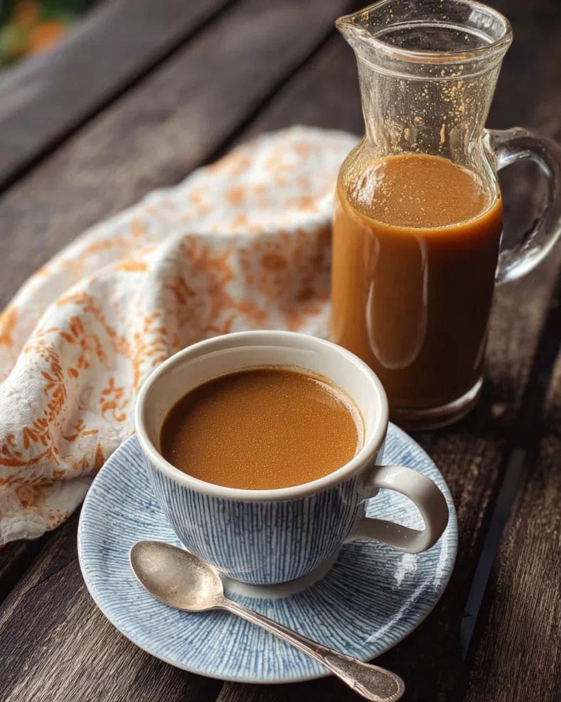 Easy dairy-free pumpkin creamer for fall coffee