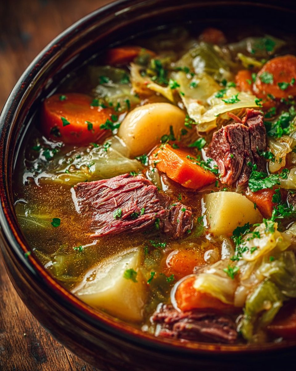 Irish-Style Corned Beef and Cabbage Stew