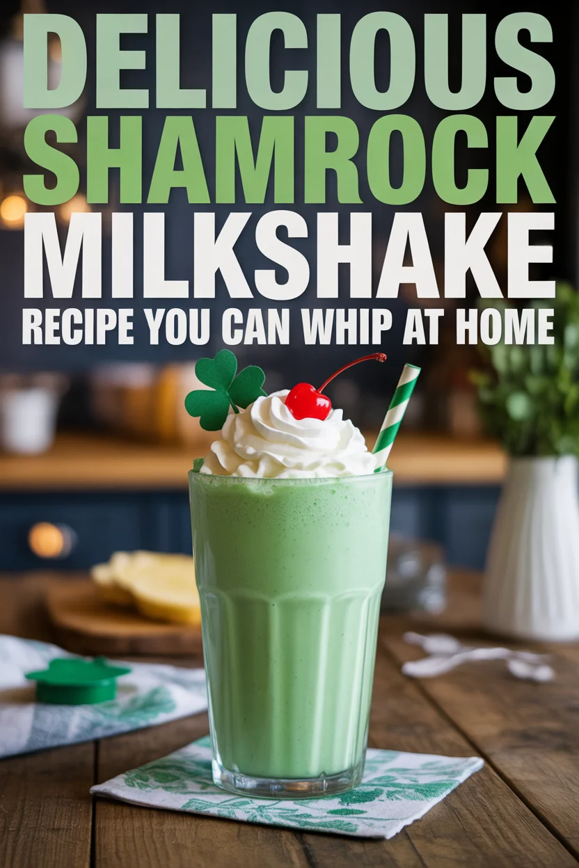Shamrock Milkshake Recipe