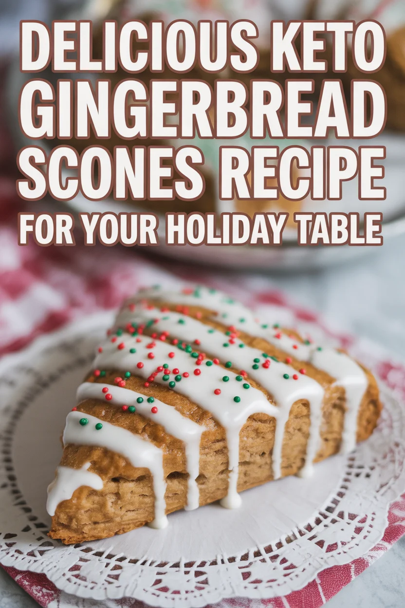 Keto Gingerbread Scones Recipe