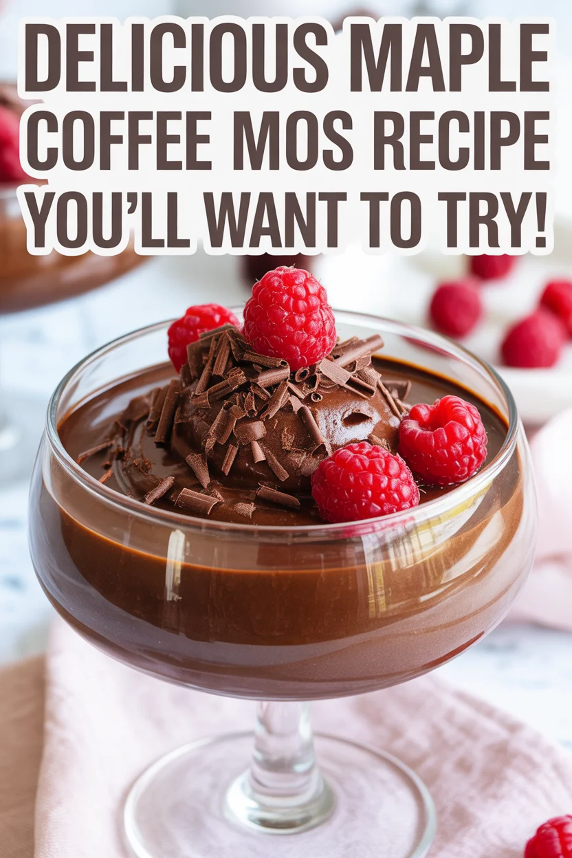 Delicious Maple Coffee Mousse Recipe You’ll Want to Try!