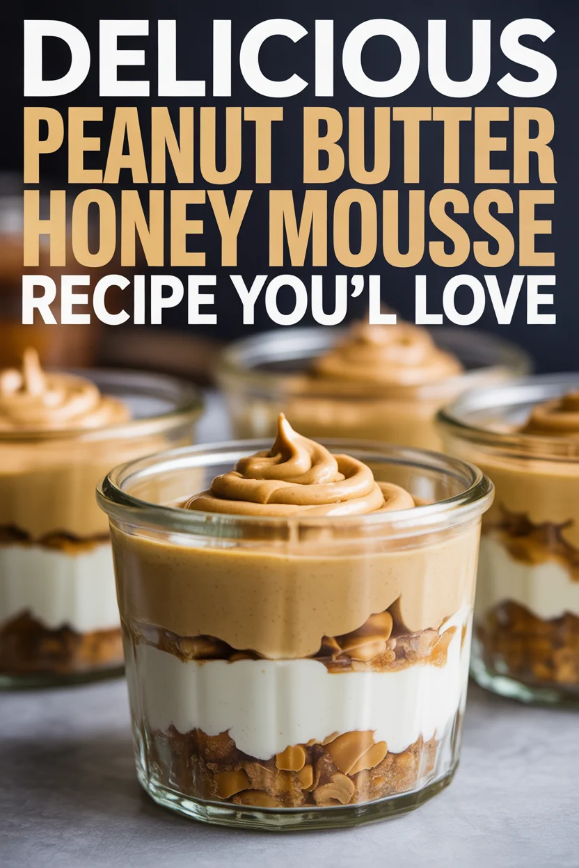 Peanut Butter Honey Mousse Recipe