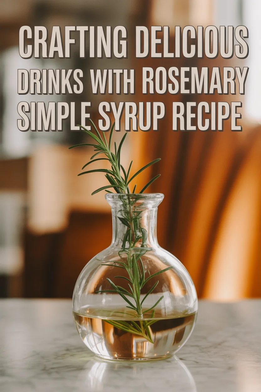 Crafting Delicious Drinks with Rosemary Simple Syrup Recipe