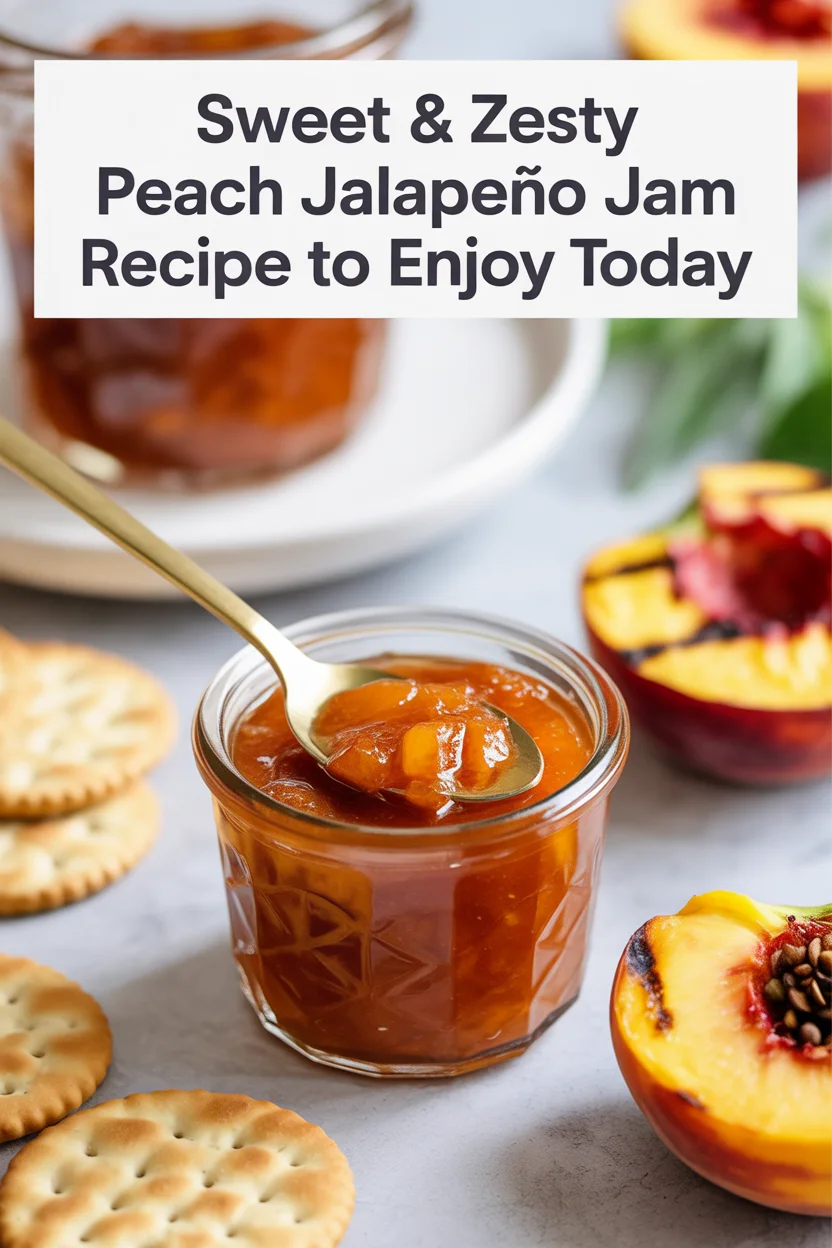 Peach Jalapeño Jam Recipe