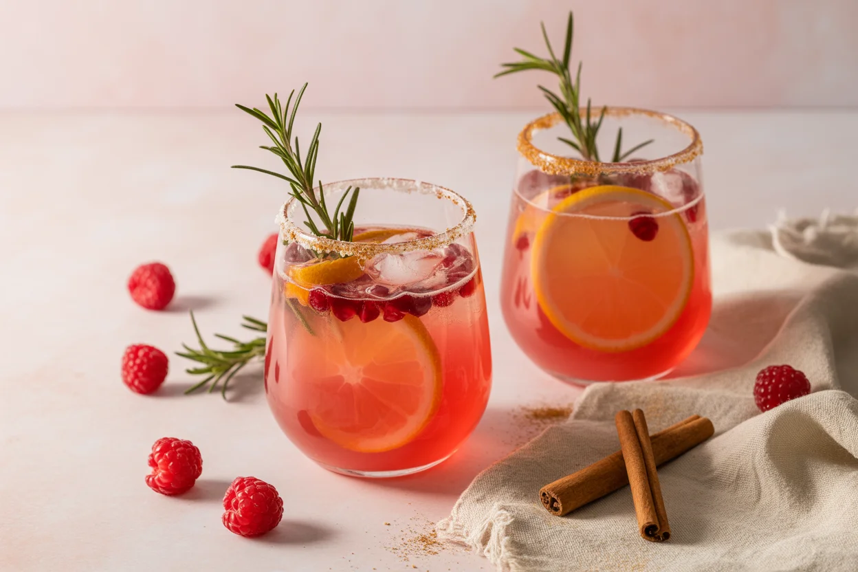 Coconut Clementine Pomegranate Mojito Mocktail for a Refreshing Twist