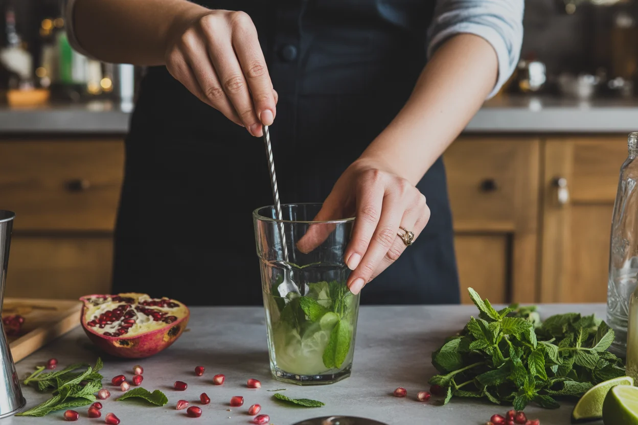 White Christmas Coconut Mojito (Virgin)
