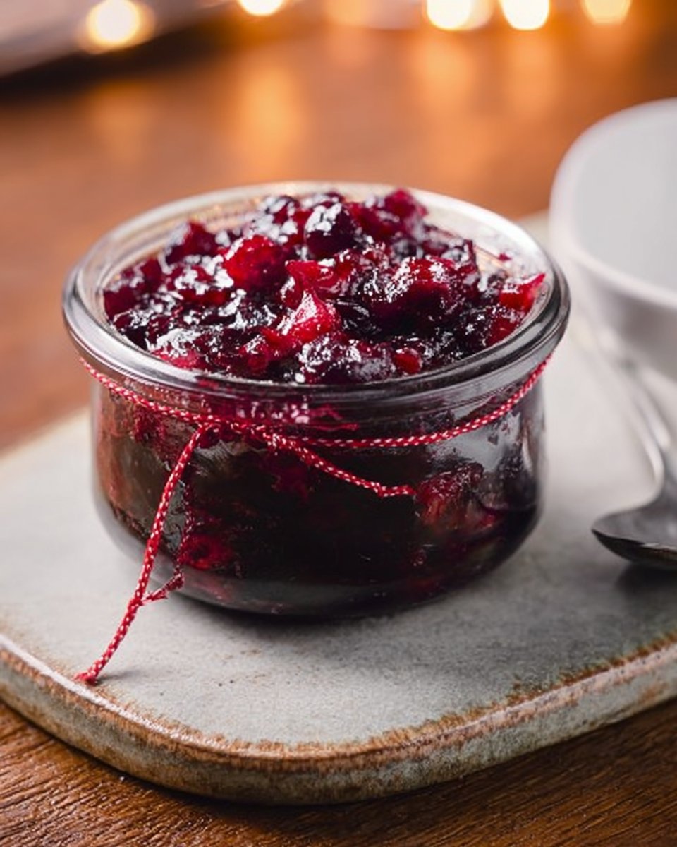 Caramelized Cranberry Relish