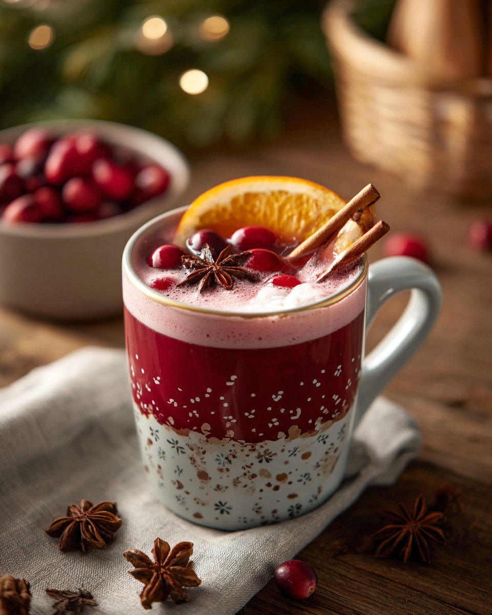 Cranberry Orange Spice Latte