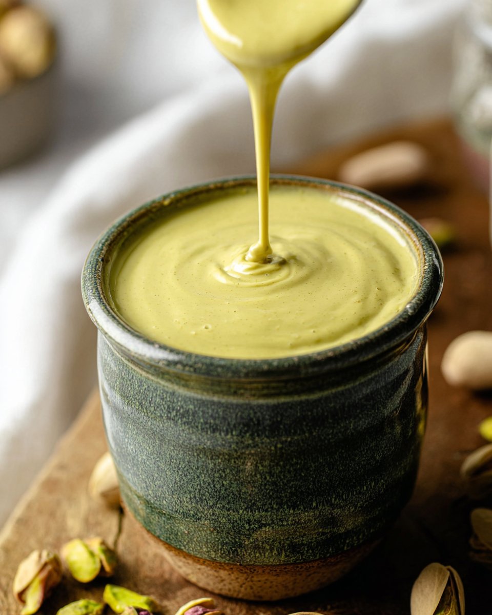 Sweet Pistachio Sauce (For Coffee!)