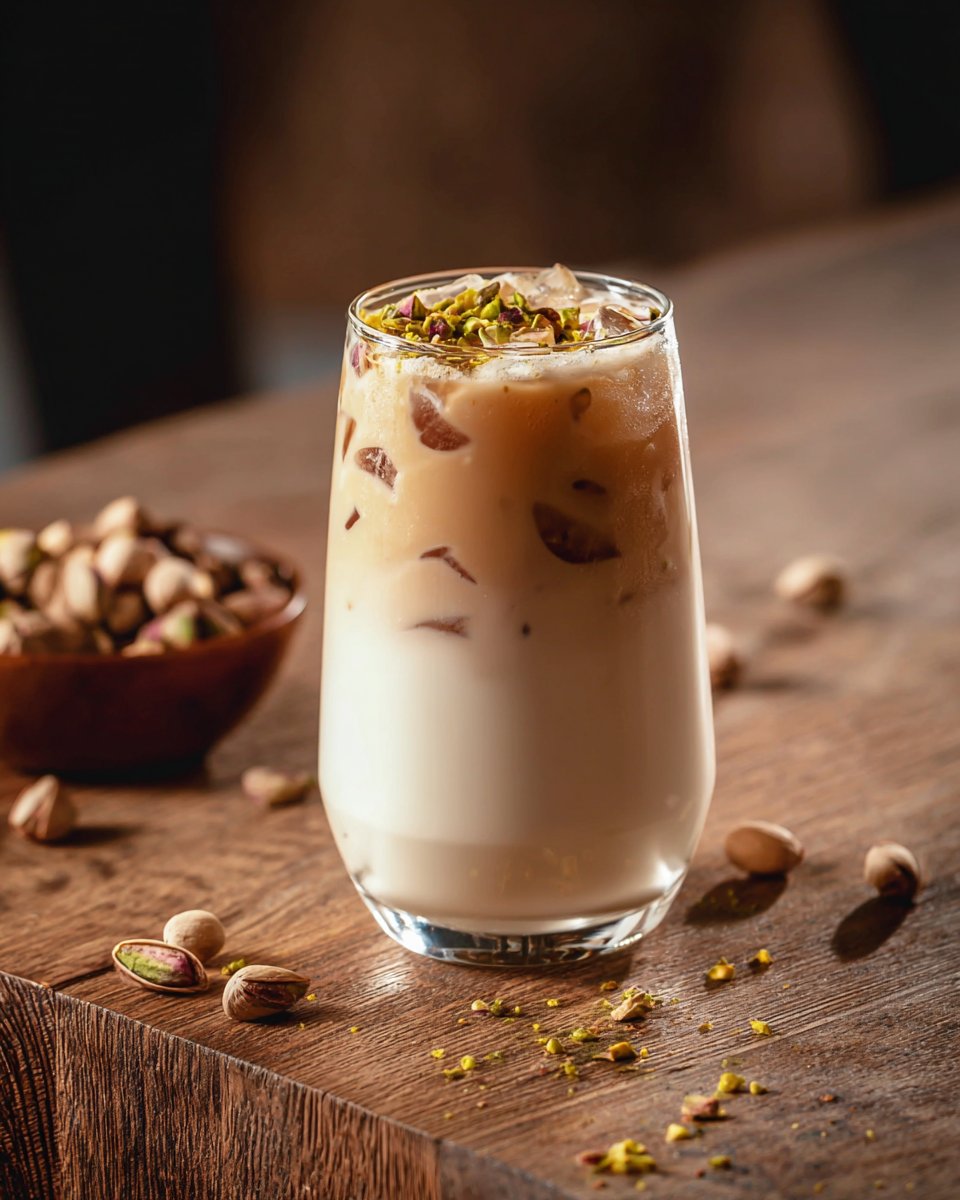 Pistachio Iced Latte