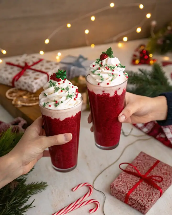 Starbucks Santa's Red Velvet Frappe