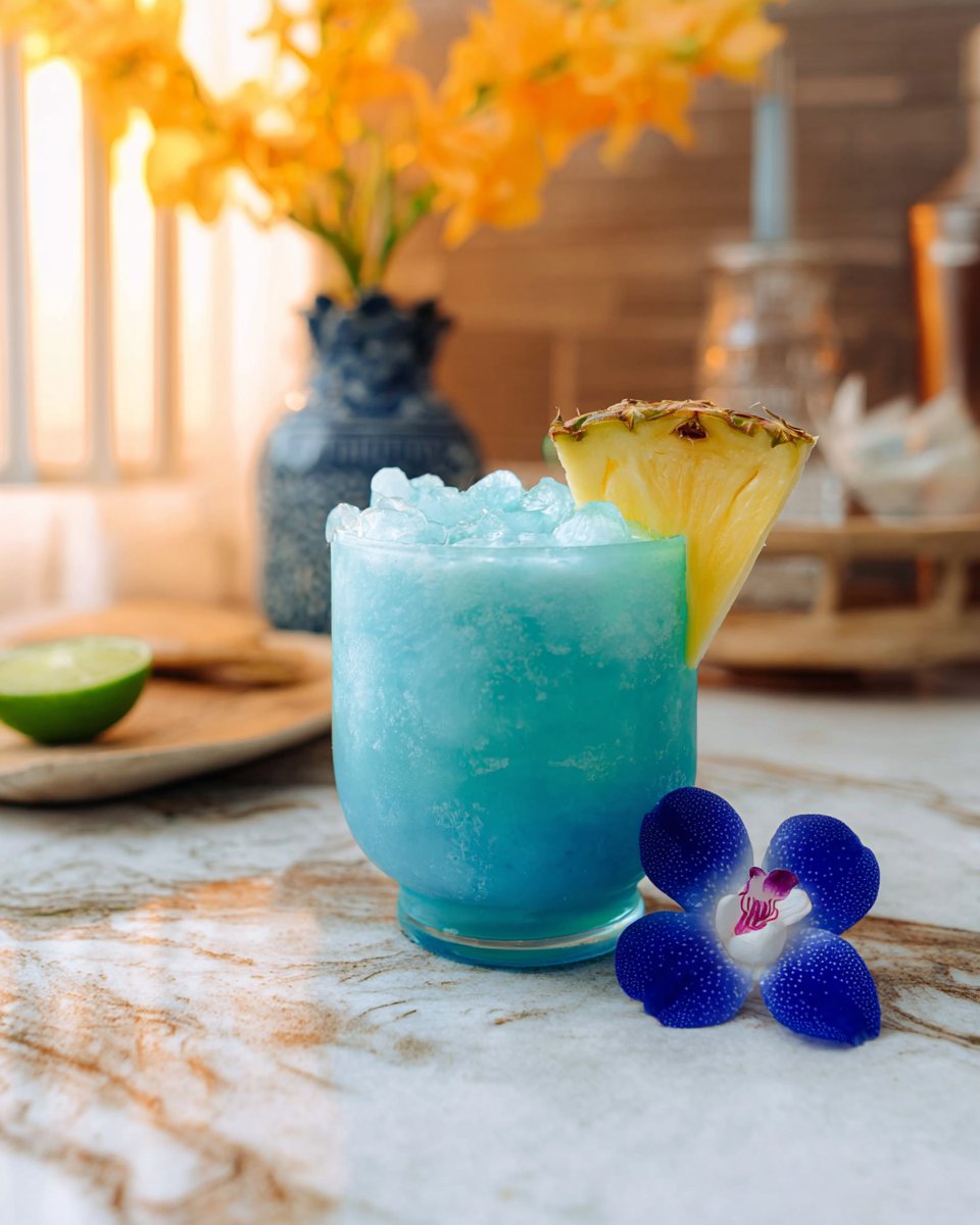 Blue Hawaii Mocktail