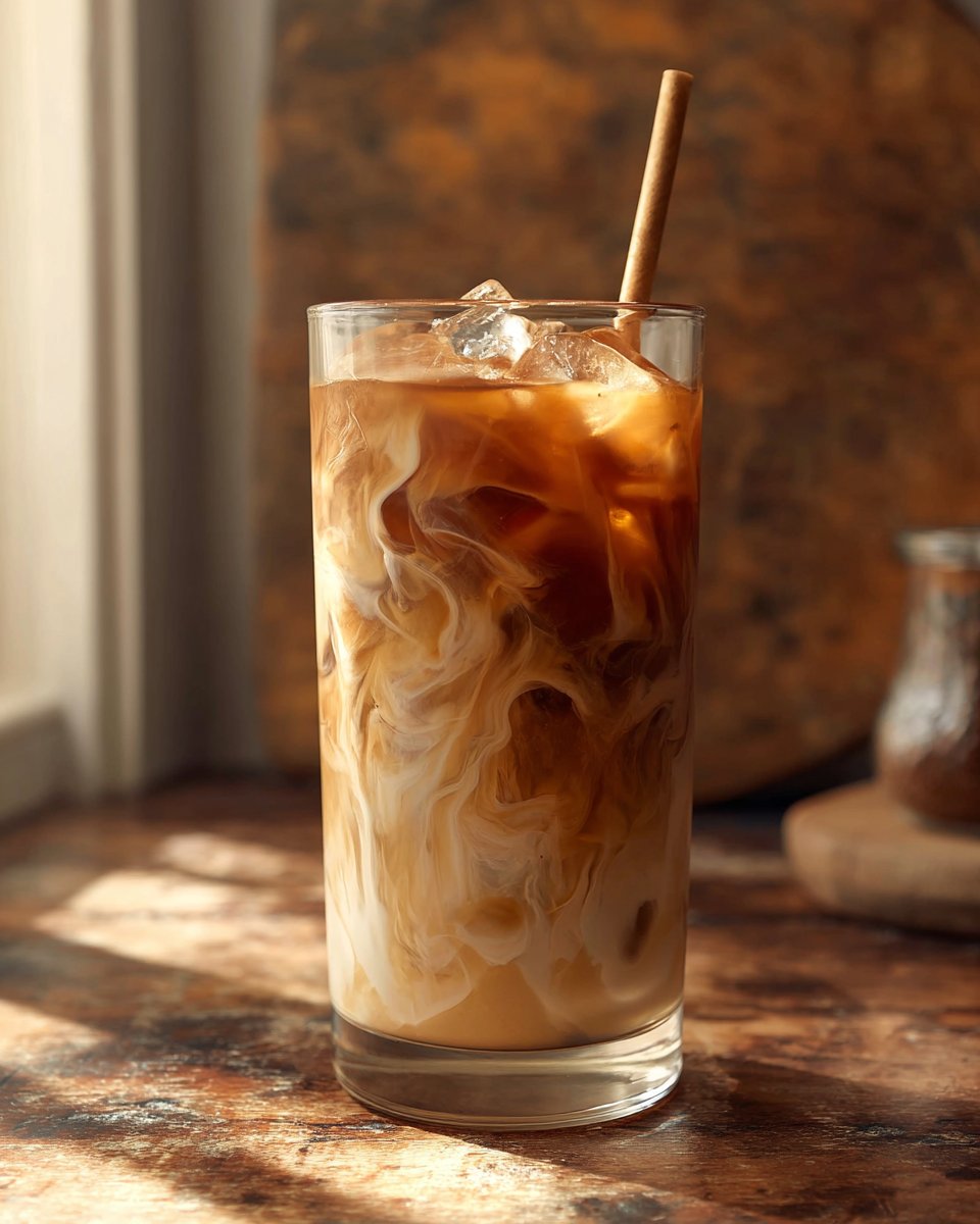 Bourbon Vanilla Iced Latte
