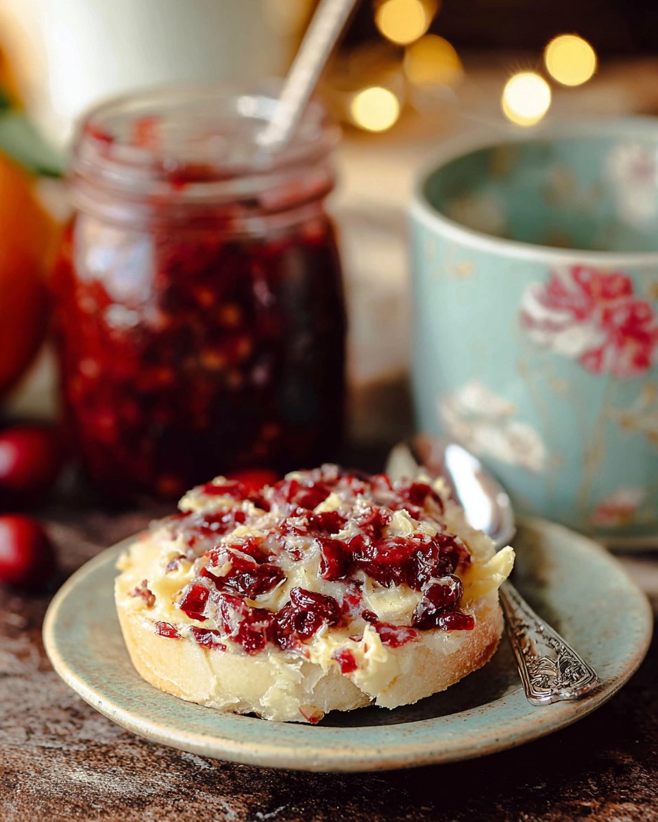 Cranberry Orange Honey Butter