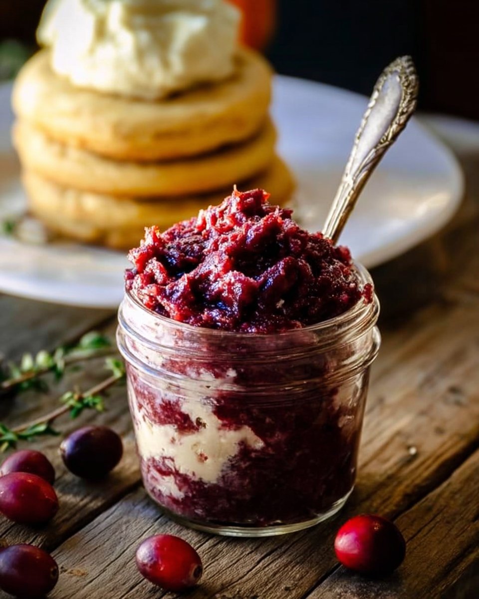 Vanilla Bean and Fresh Cranberry Butter