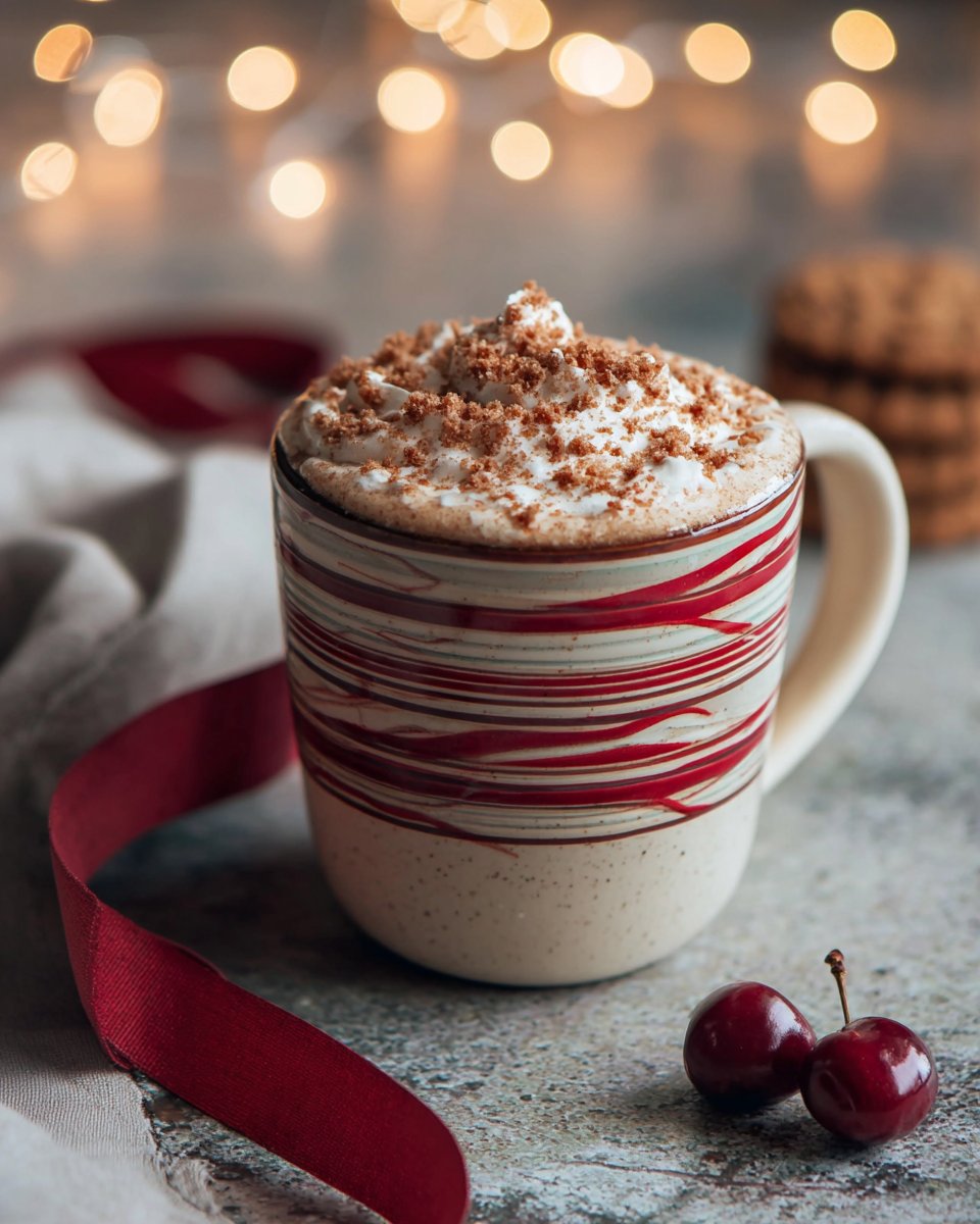 Gingerbread Cherry Latte