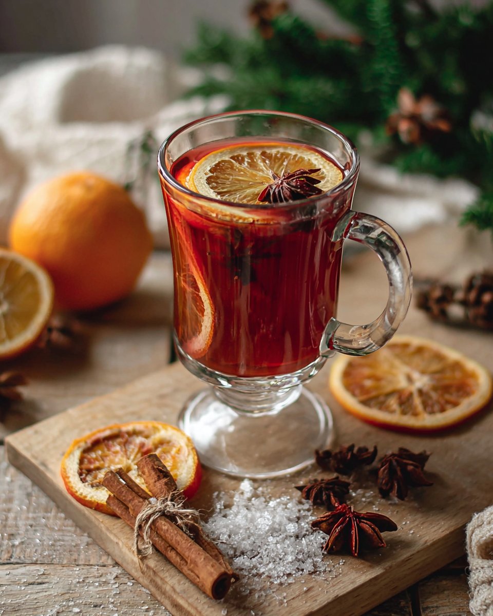 Spiced Blood Orange Cider