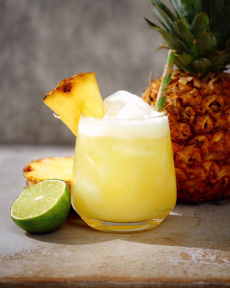 Pineapple Spritzer Mocktail