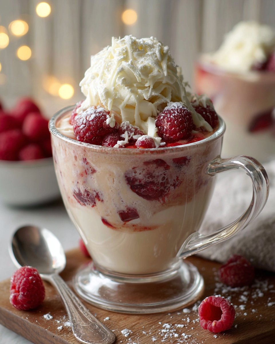 White Chocolate Raspberries & Cream Latte