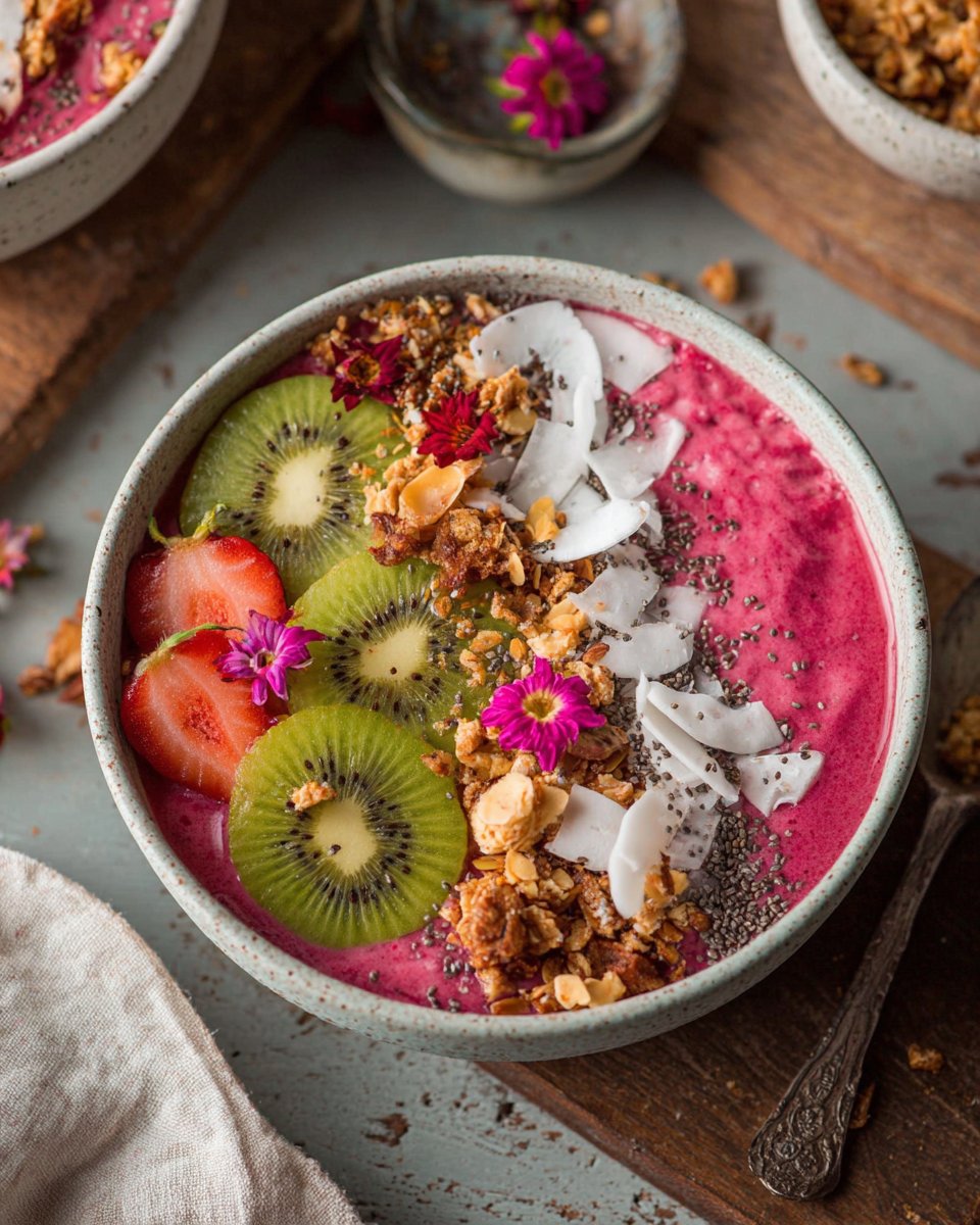 PINK PITAYA COCONUT SMOOTHIE BOWL