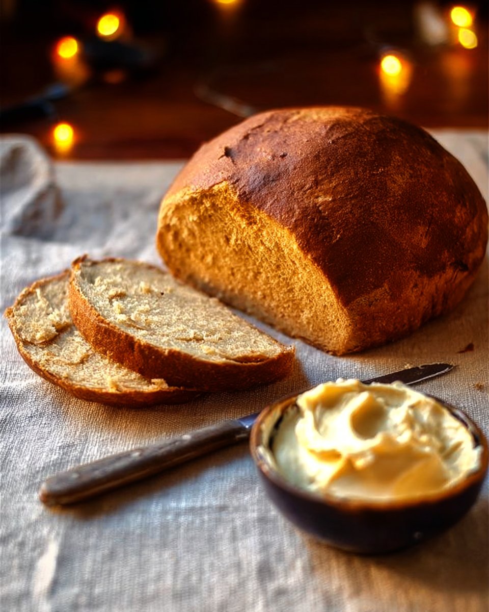 Holiday Spice Bread with Whipped Honey Butter