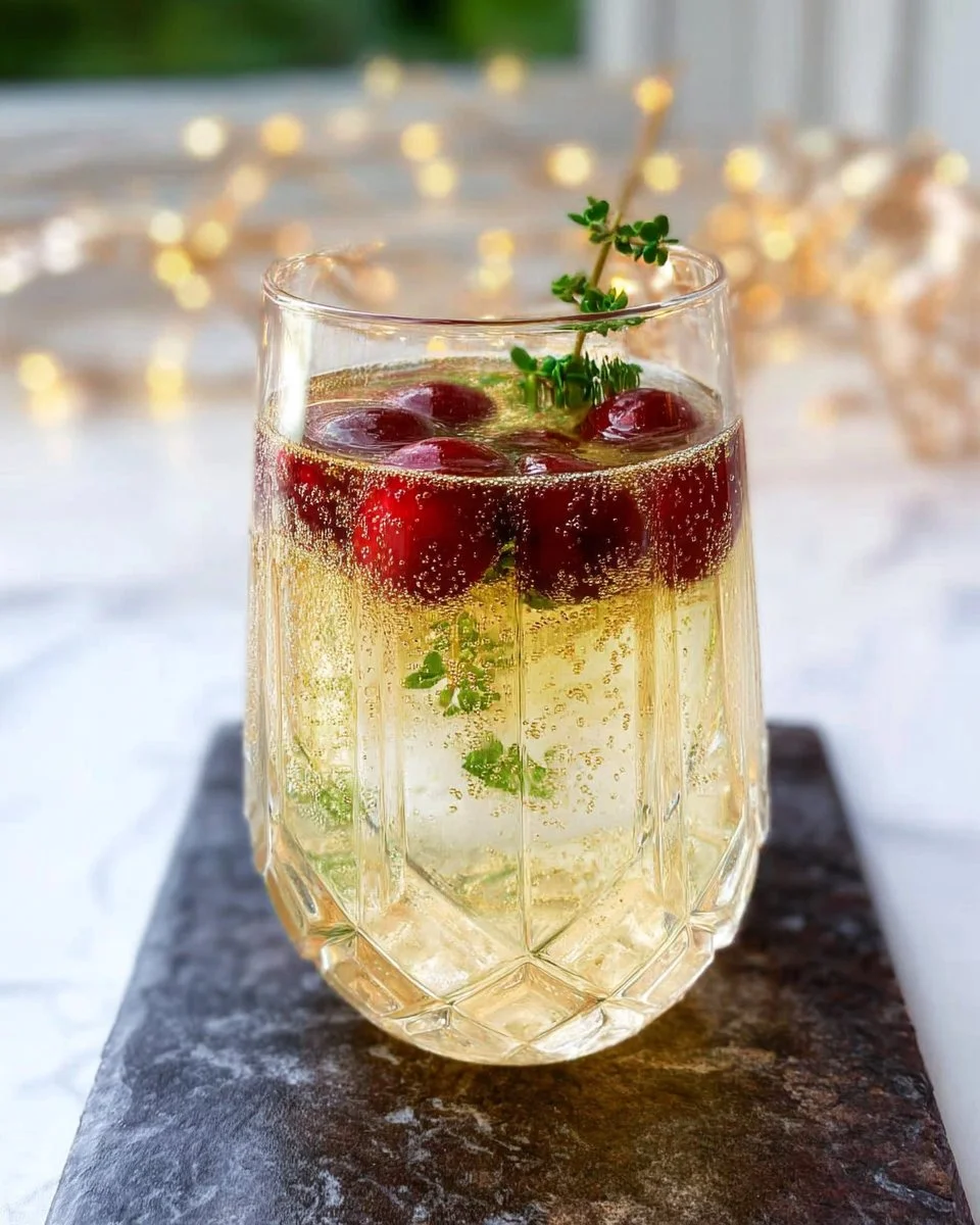 Festive drink garnishes for Christmas drinks
