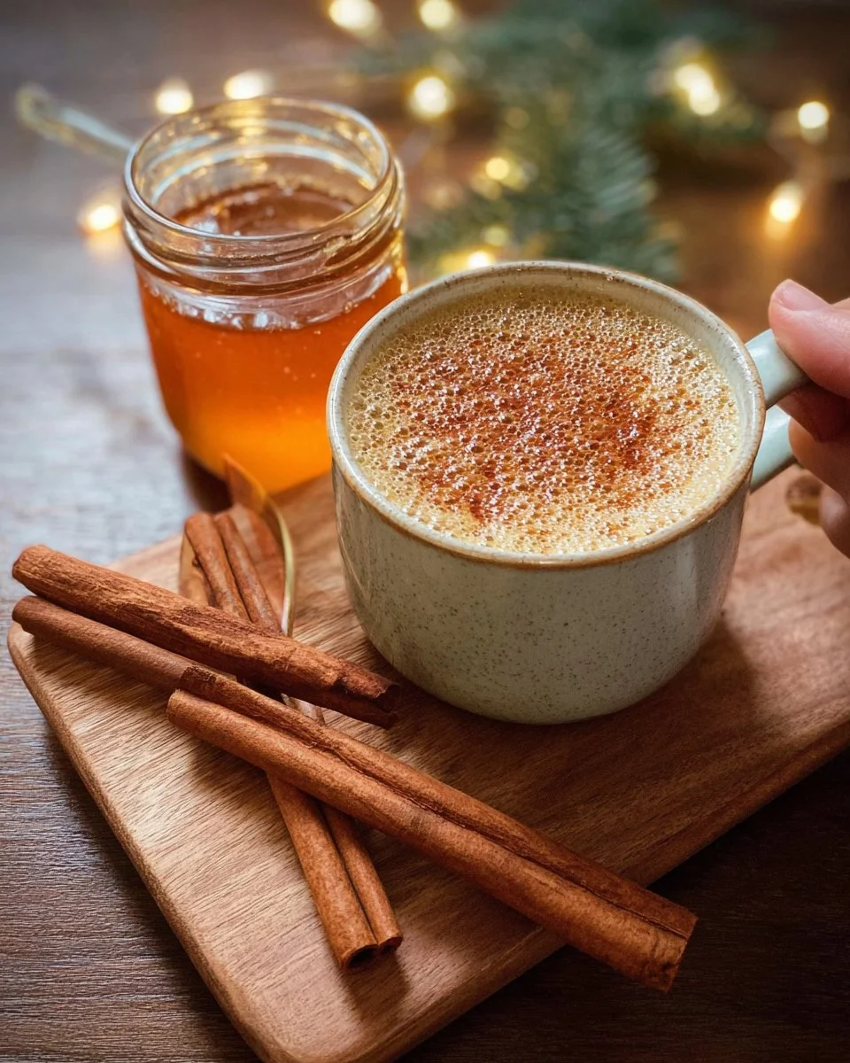 Honey Cinnamon Bliss dish featuring warm honey and aromatic cinnamon