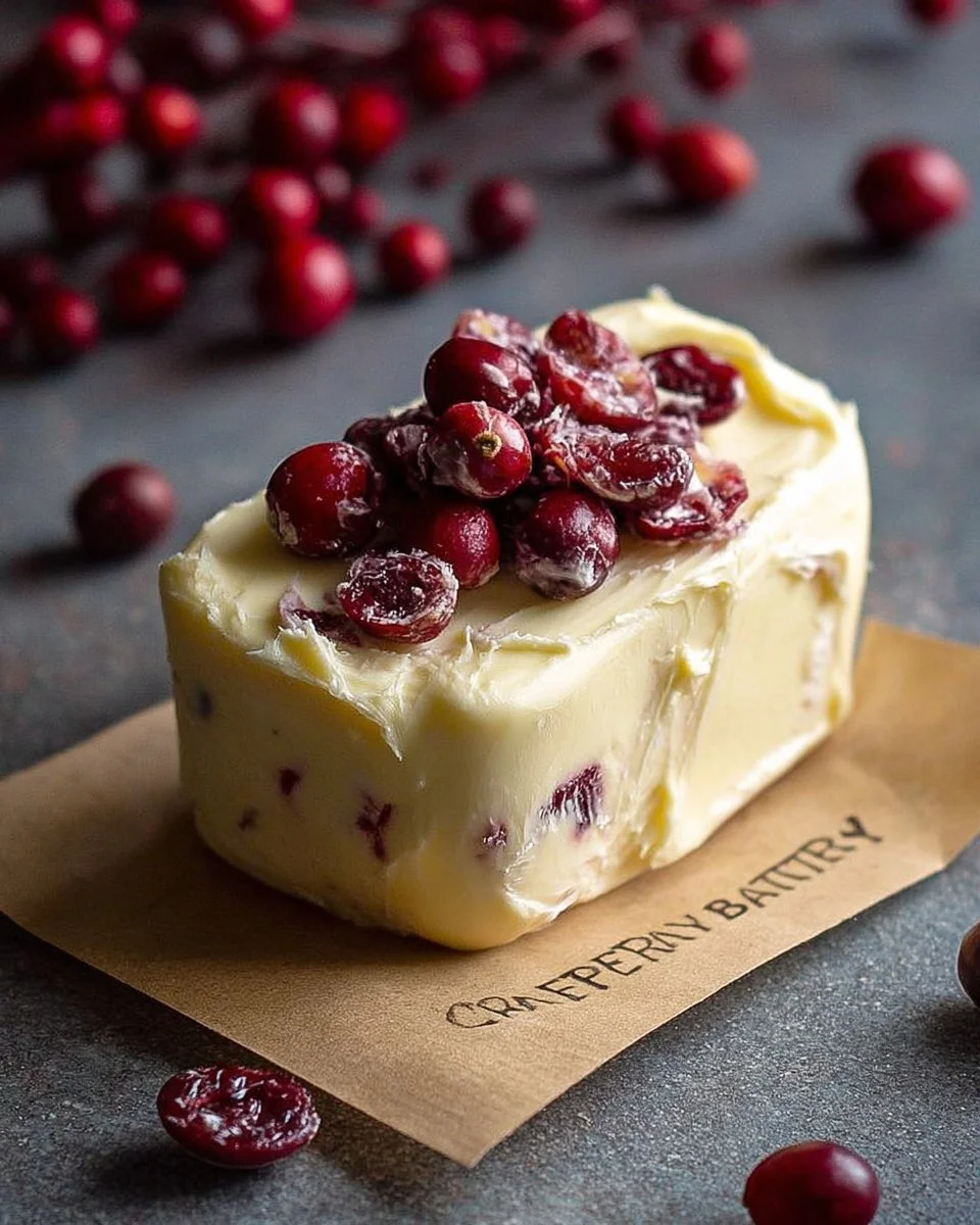 Delicious and creamy cranberry honey butter spread