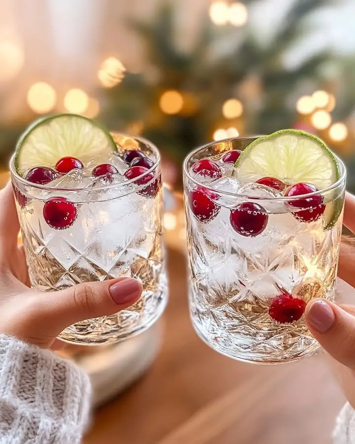Pineapple Cranberry Christmas Drink