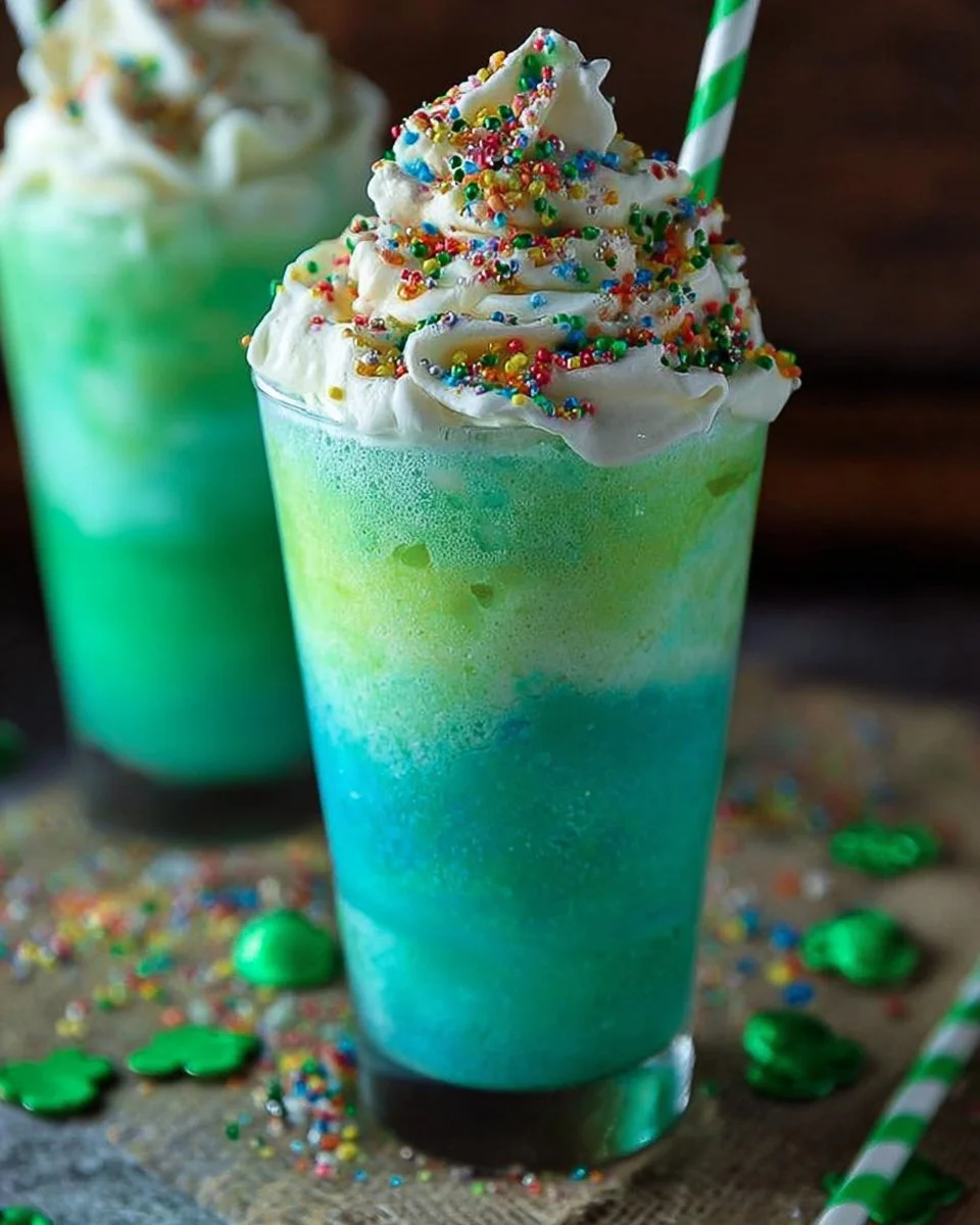 Festive Leprechaun Shakes in a vibrant green color for St. Patrick's Day.