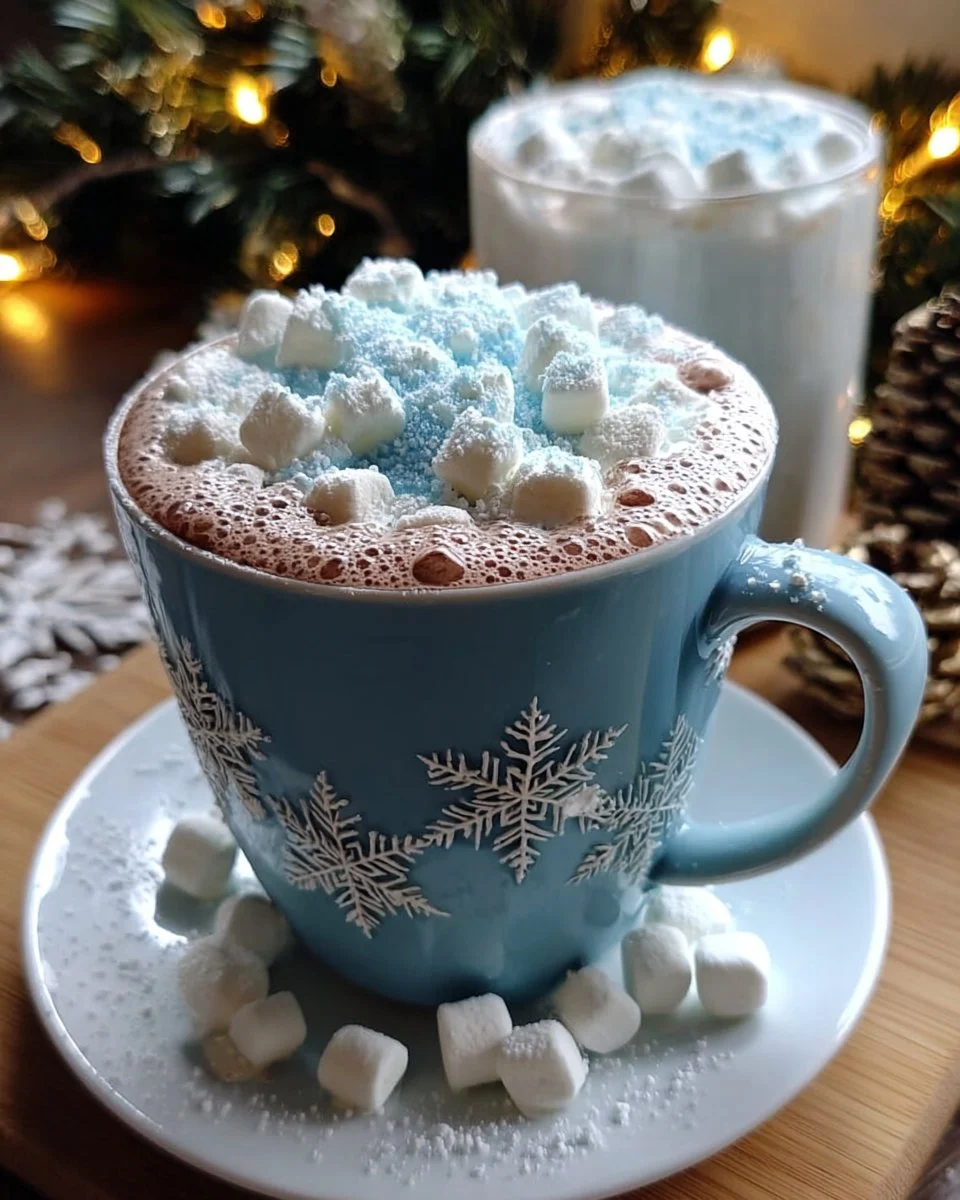 Delicious Polar Frost Christmas Cocoa in a festive mug