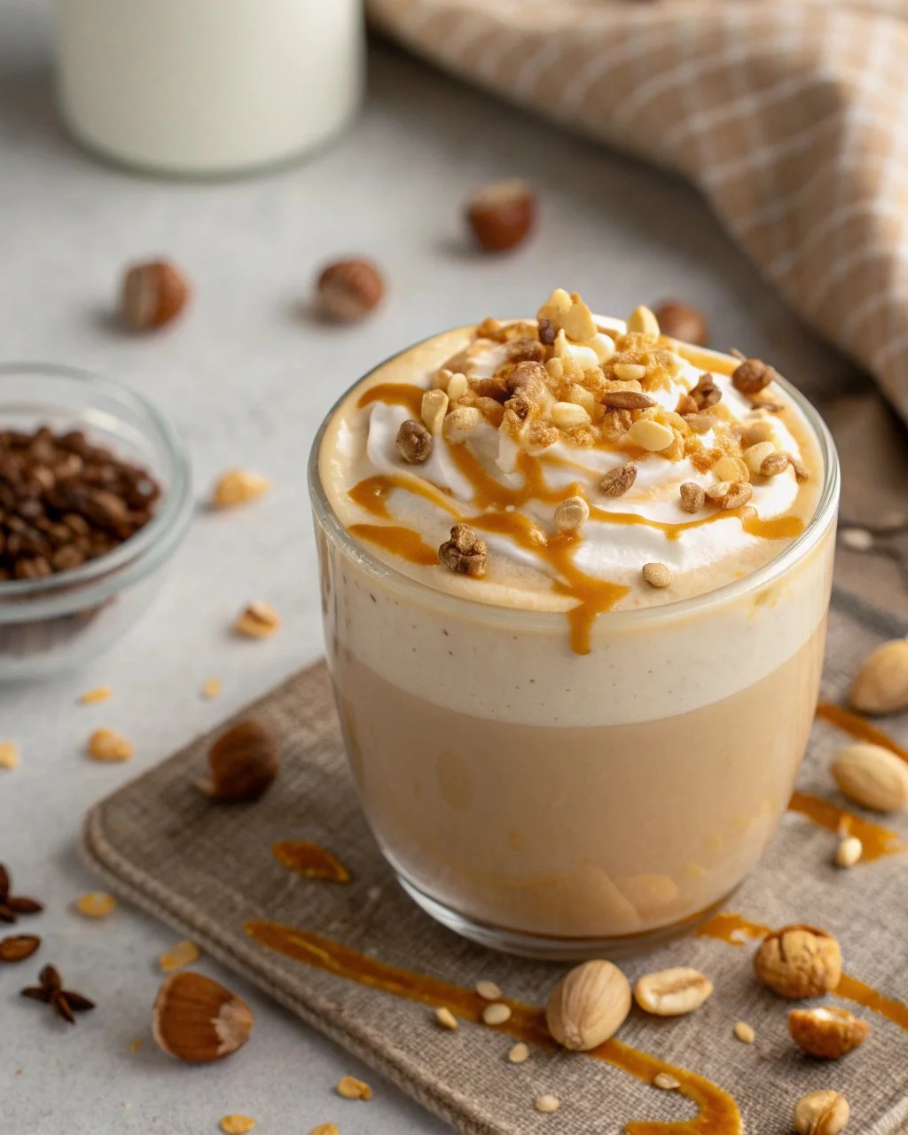 Delicious Toffee Hazelnut Hug treat featuring rich toffee and crunchy hazelnuts