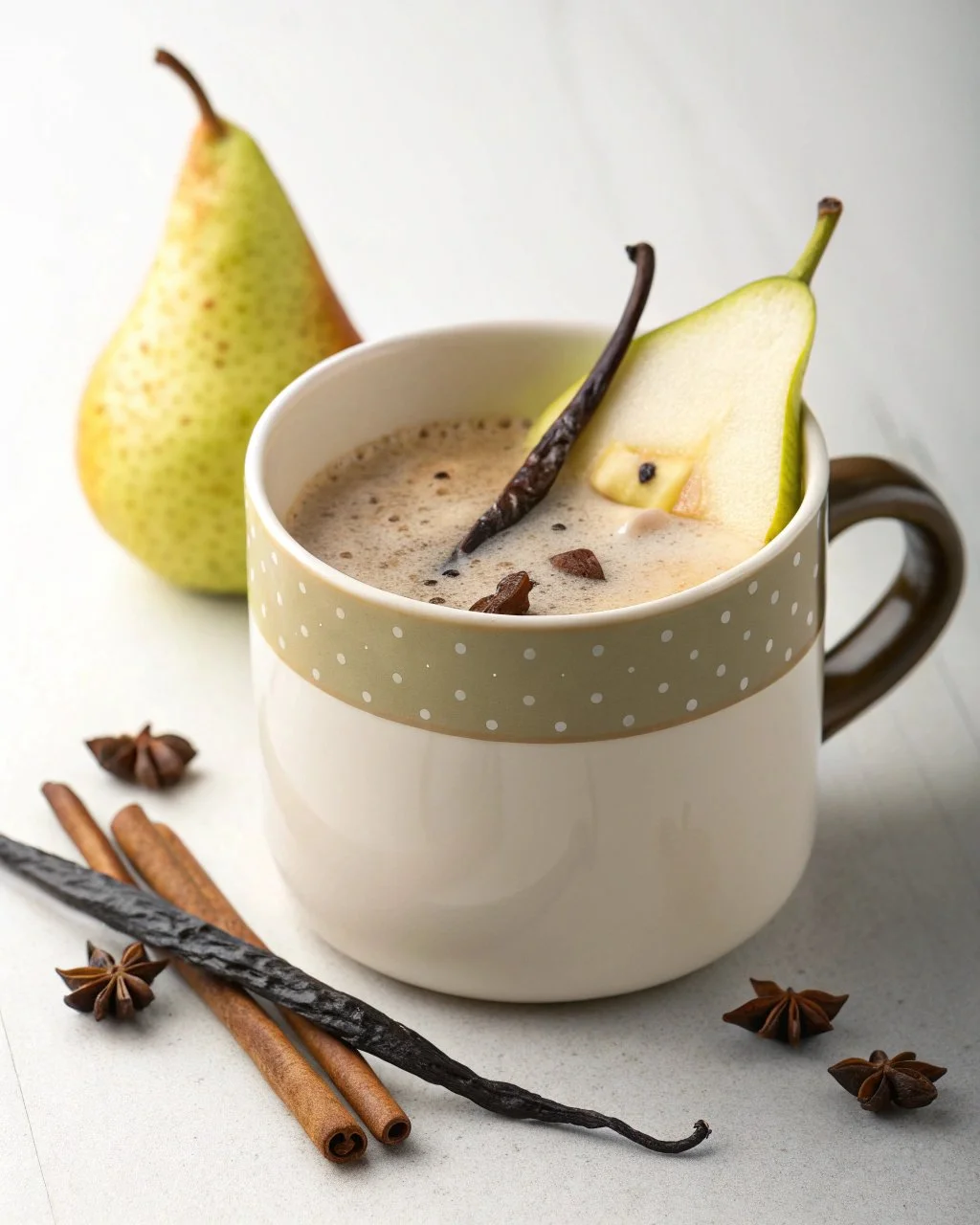 Vanilla Pear Frost dessert with creamy vanilla and fresh pear flavors