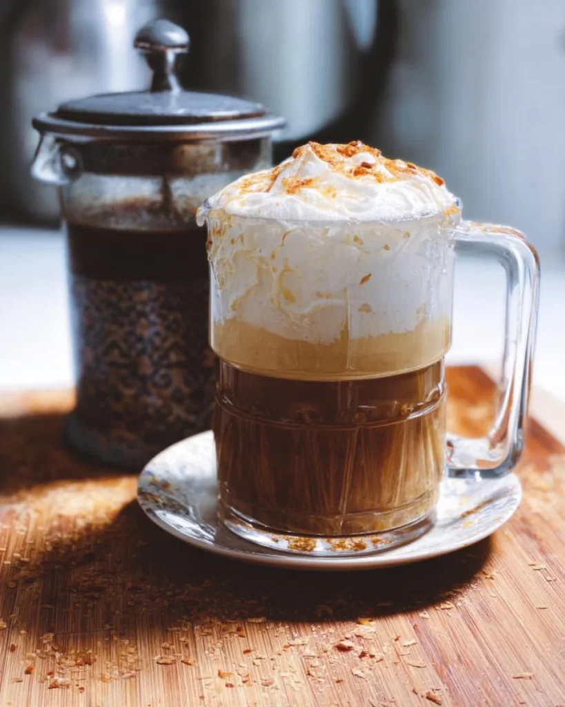 Vietnamese salted coffee with a rich blend of flavors
