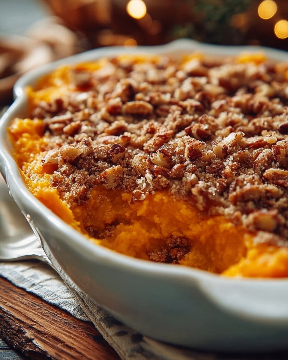 Ruth’s Chris–Style Sweet Potato Casserole