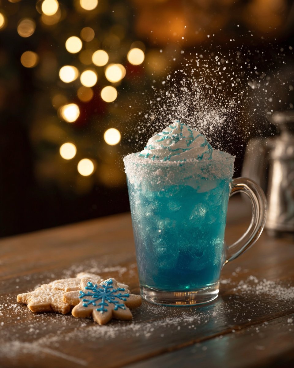 Blue Snowflake Fizz