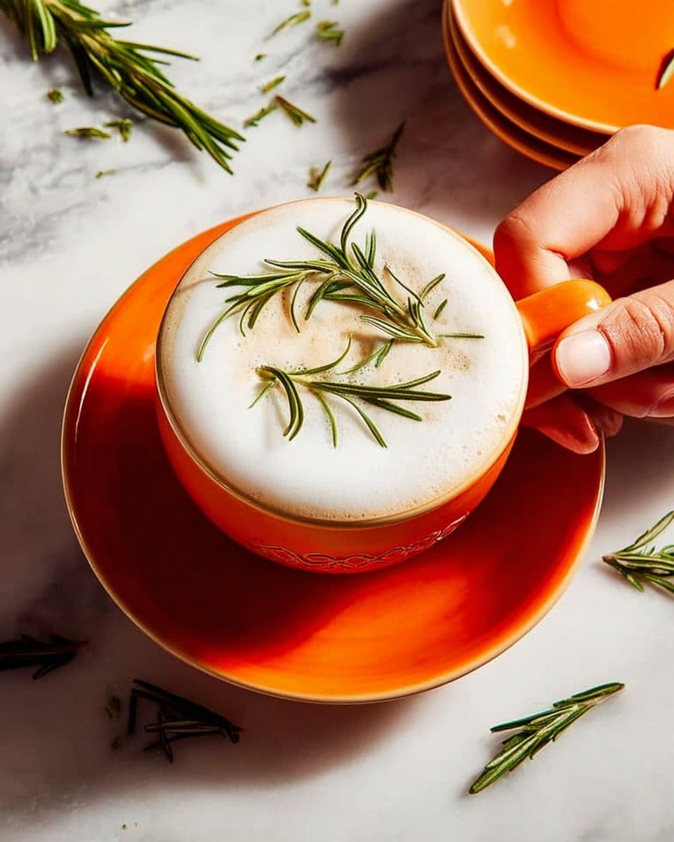 Homemade Rosemary Latte