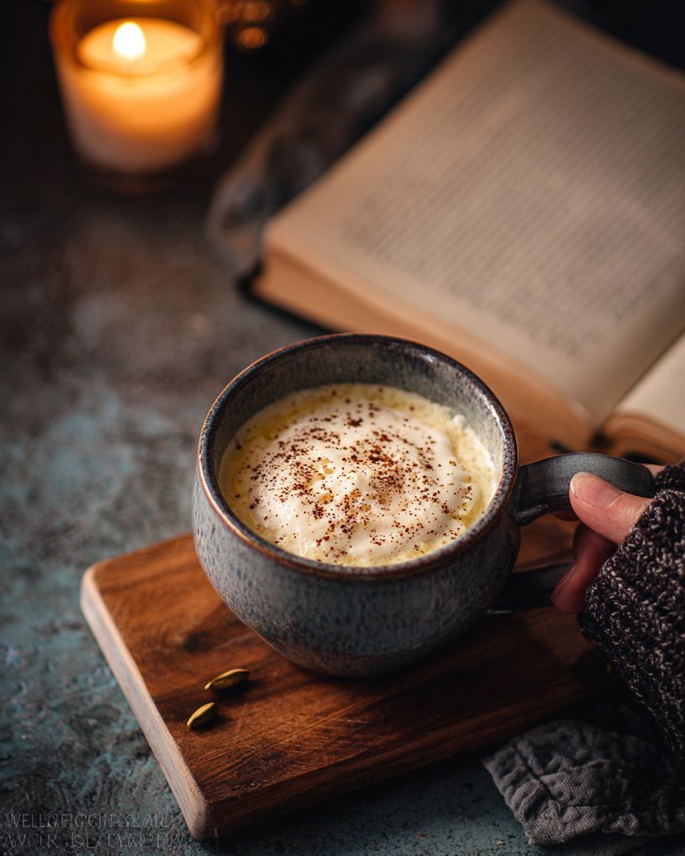 Cardamom & Orange Spiced White Hot Chocolate