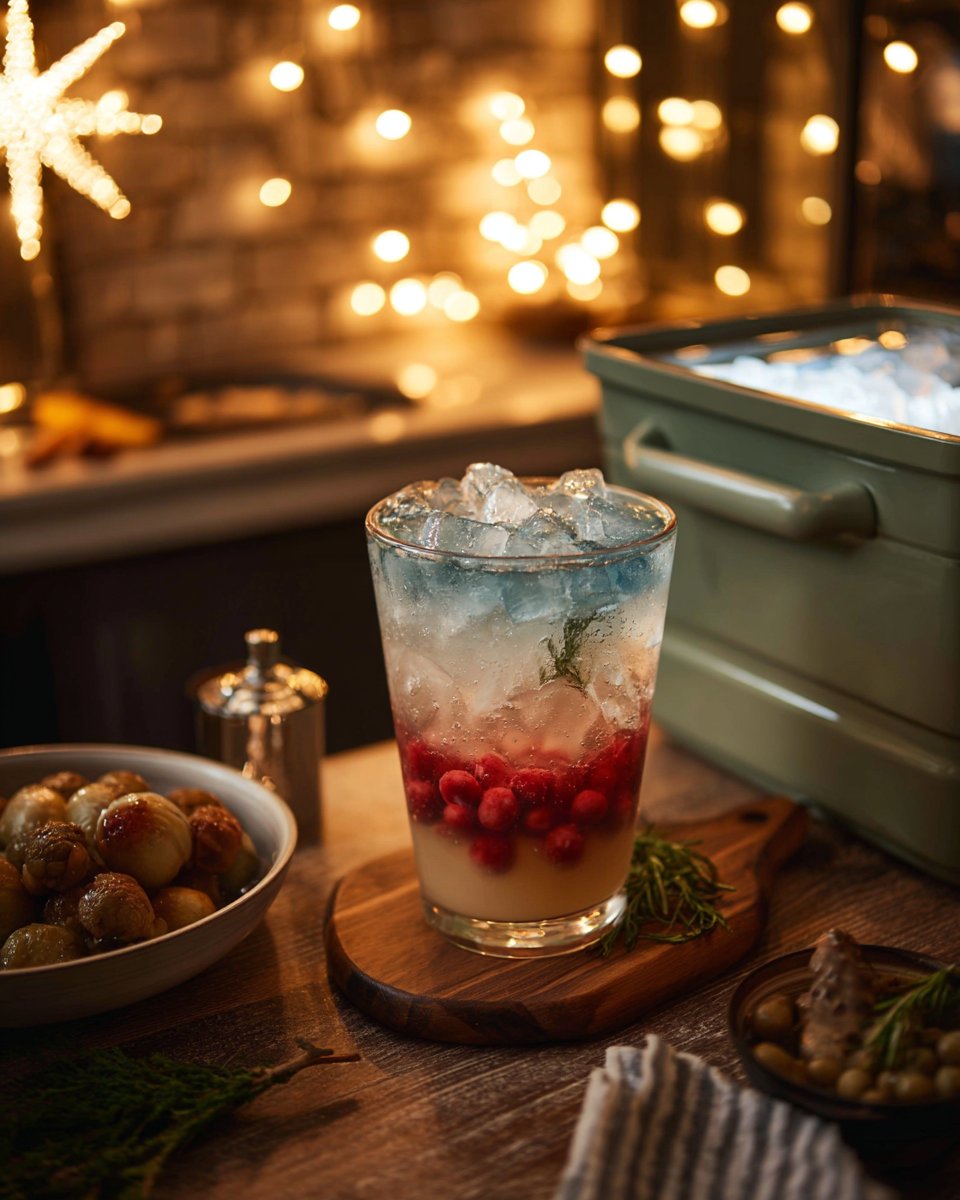 Fire & Ice Holiday Cooler