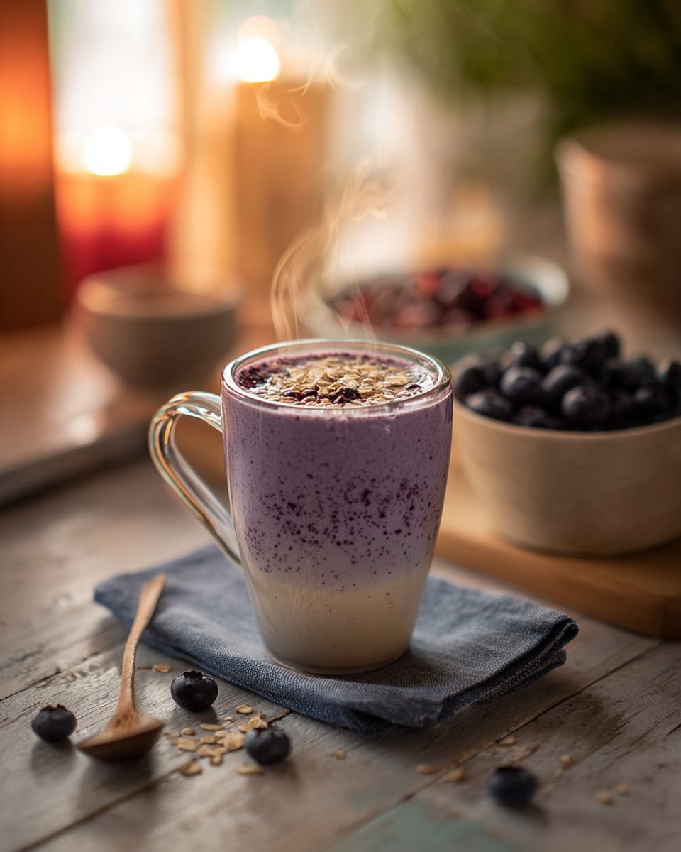 Blueberry Earl Grey Oat Fog
