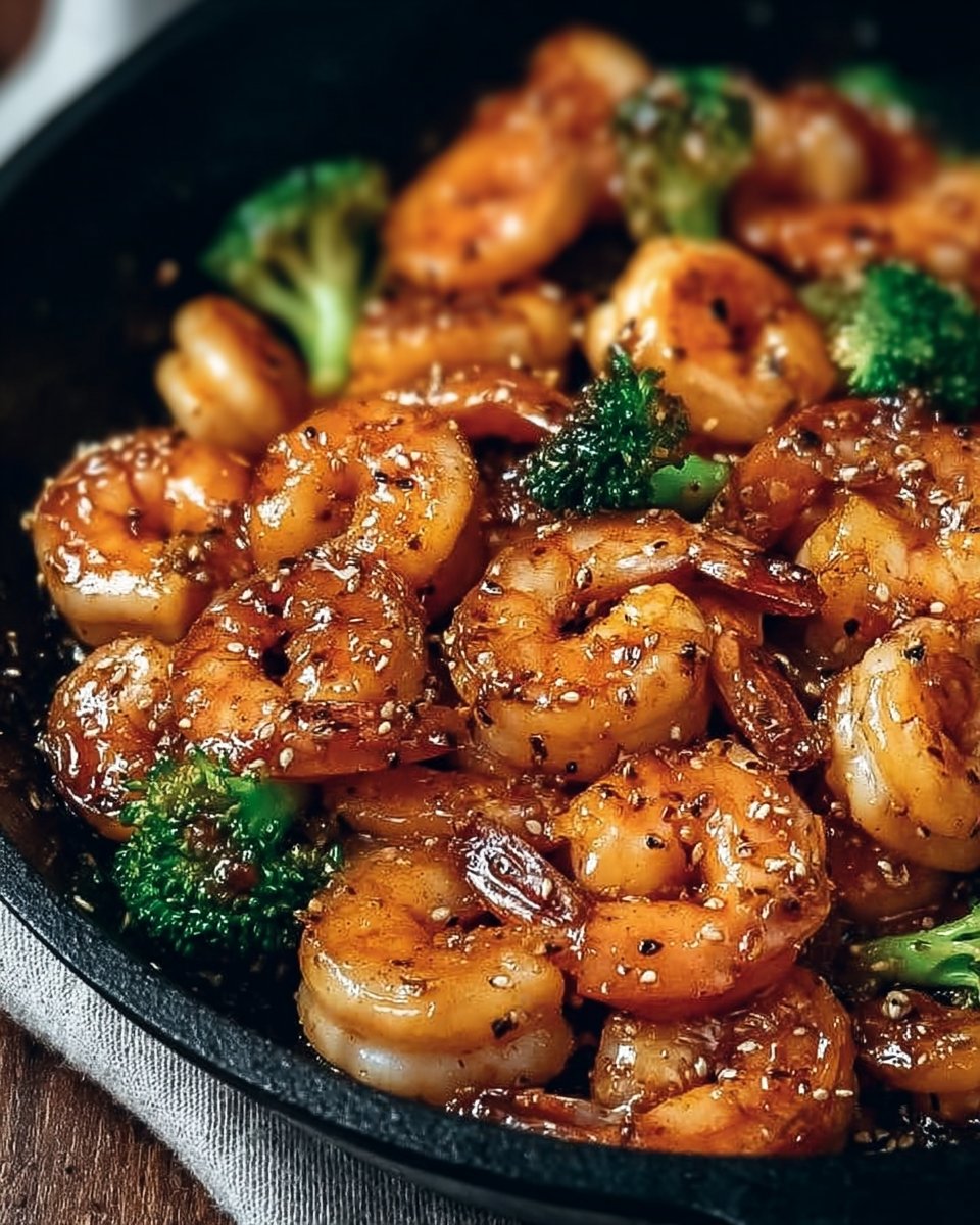 High-Protein Honey Garlic Shrimp