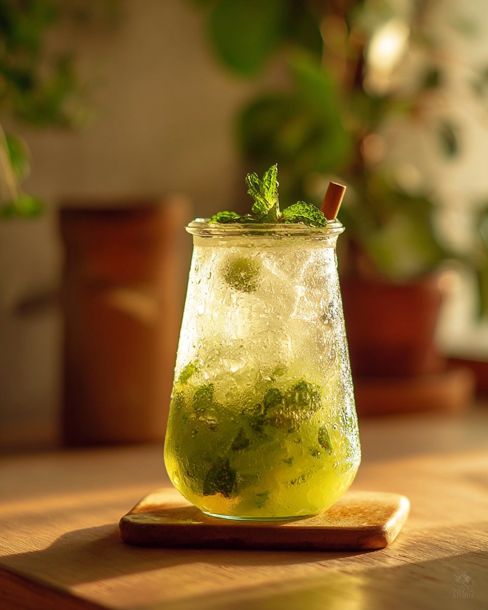 Smashed Kalamansi Mint Sprite Soda